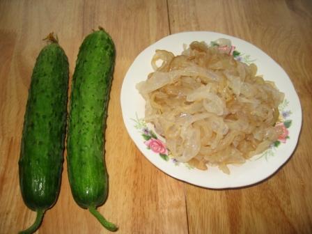 Cucumber Mixed Jellyfish Skin recipe