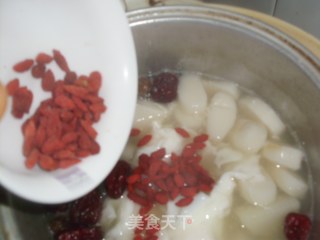 Red Dates, Chinese Yam, Longan, Wolfberry Soup---qi Dessert recipe