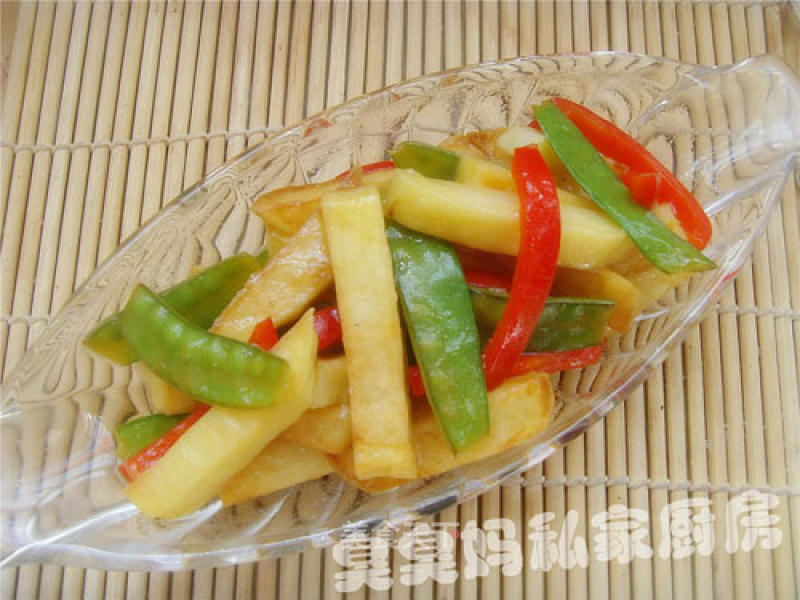Potatoes with Pepper and Lotus recipe