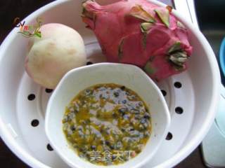 Condensed Milk Dragon Fruit Salad recipe