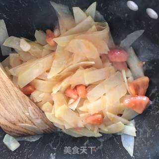 Stir-fried Potatoes with Tomatoes recipe