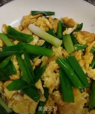 Scrambled Eggs with Scallions recipe