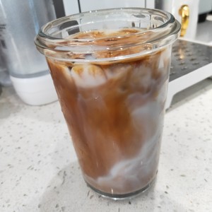 Raw Coconut Latte🥥☕ recipe