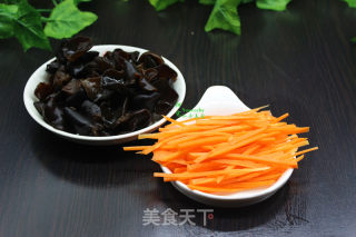 Fried Fungus with Snow Peas recipe