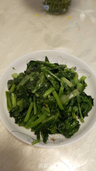 Stir-fried Rape Strips recipe