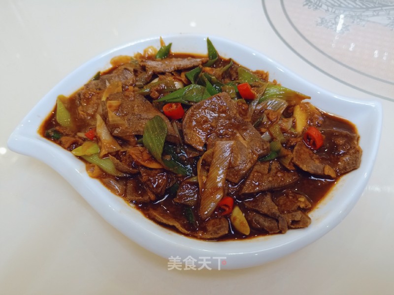 Stir-fried Pork Liver with Shallots recipe