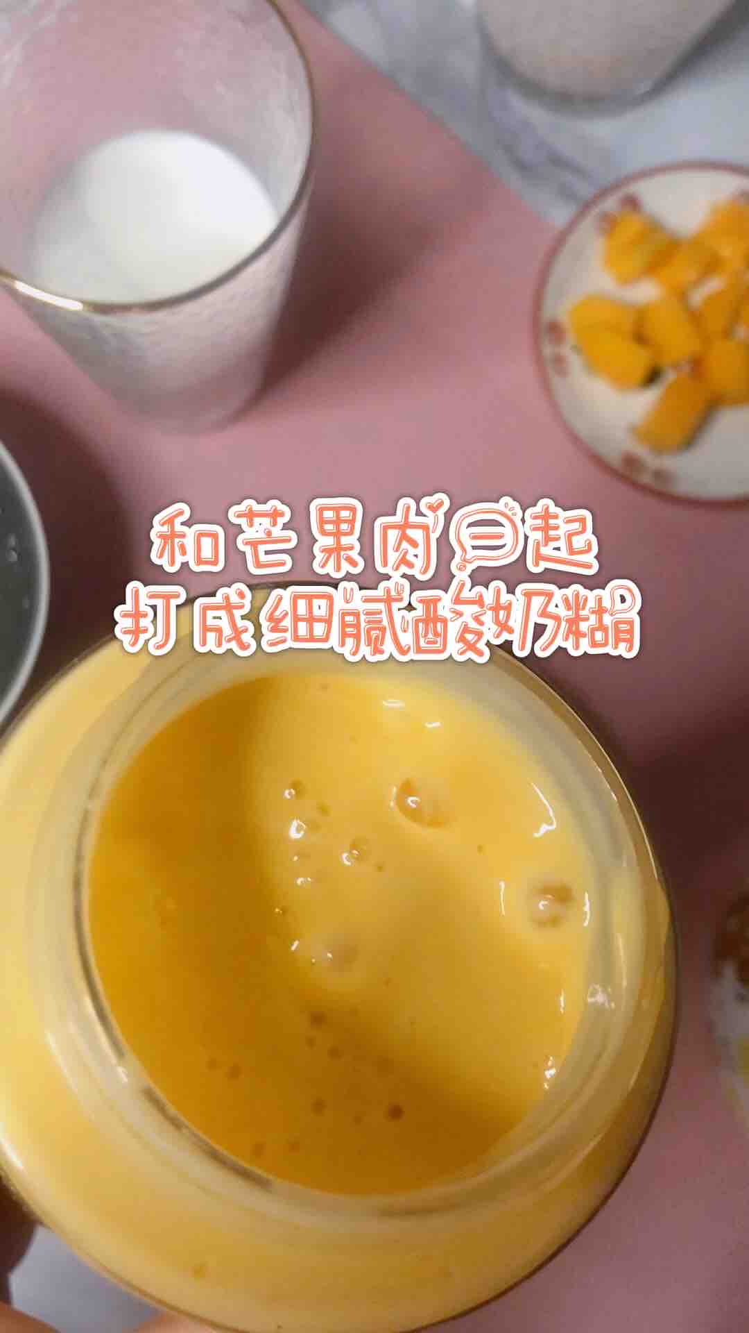 Mango Pudding Cup recipe