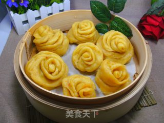 Orange Rose Buns recipe