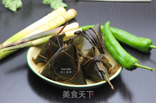 Stir-fried Rice Dumplings with Spring Bamboo Shoots recipe