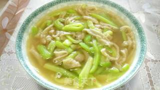 Loofah Noodle Soup recipe