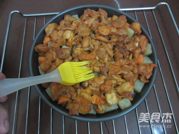 Black Pepper Chicken Roasted Potatoes recipe