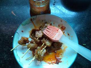 Fried Spicy Beef Skewers recipe