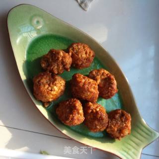 Minced Meat and Old Tofu Version of Meatballs recipe