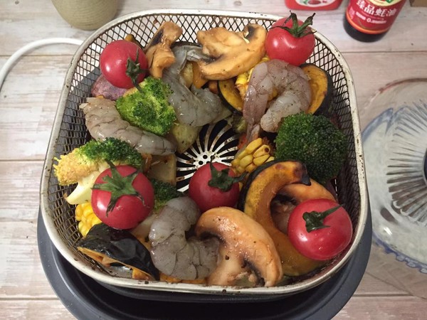 Grilled Seasonal Vegetables in Air Fryer recipe