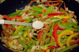 Stir-fried Lotus Root with Cress recipe