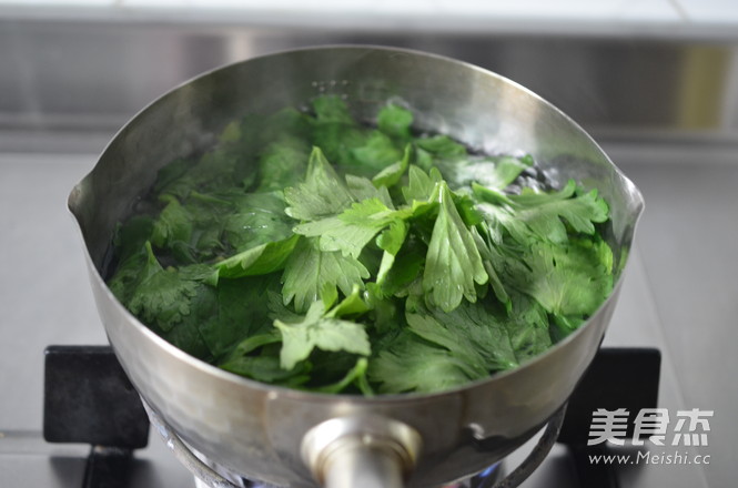 Celery Leaf Quiche recipe