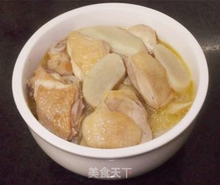 Delicious Homemade Fresh Yam Chicken Soup recipe