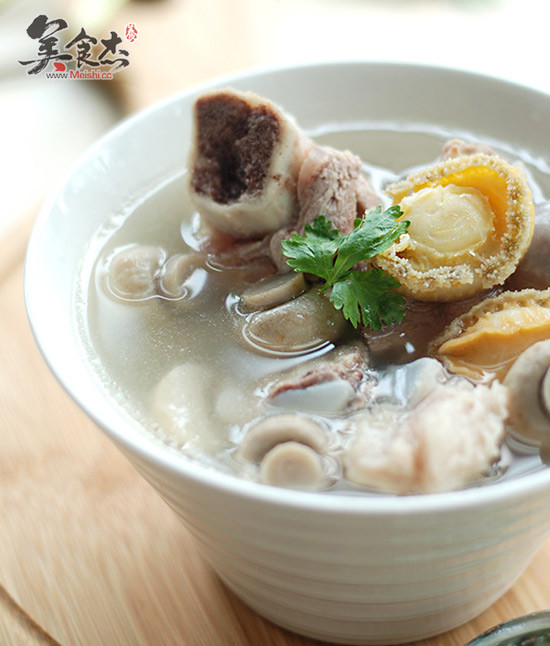 Abalone and Mushroom Soup recipe
