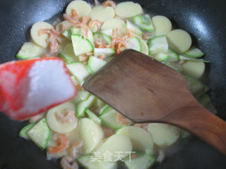 Kaiyang Zucchini Boiled Cherry Jade Tofu recipe