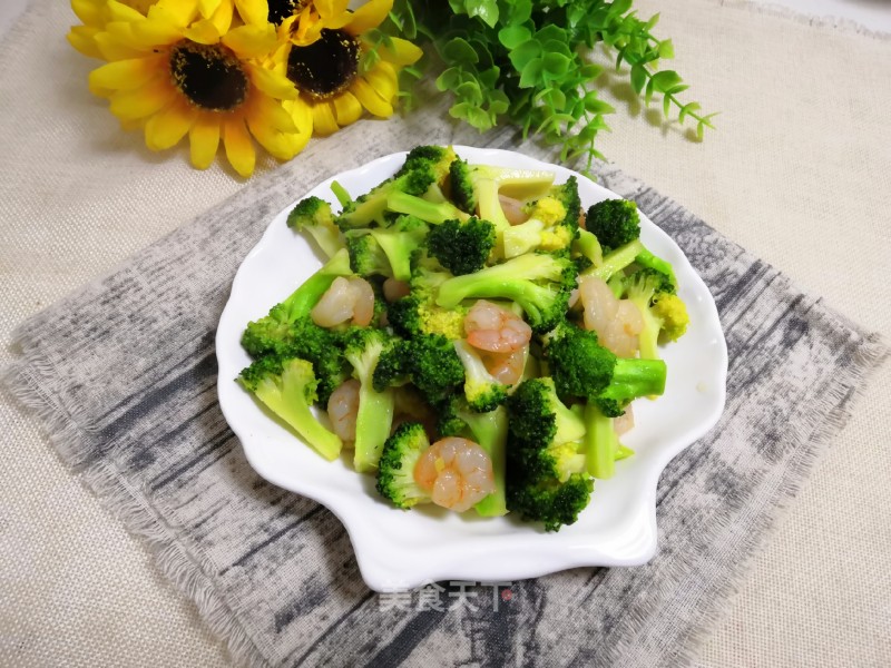 Shrimp and Broccoli in Oyster Sauce recipe