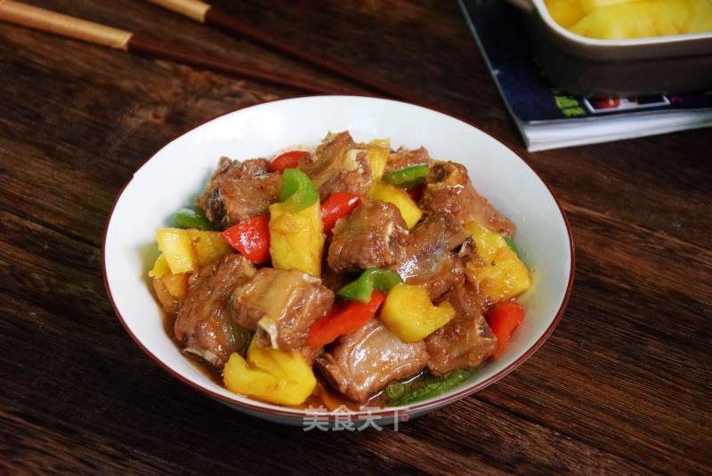 Stewed Pork Ribs with Pineapple recipe