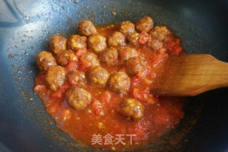 Red Stewed Meatballs recipe
