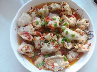 Steamed Chicken Wings with Chopped Pepper recipe
