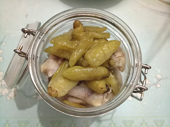 Duck Feet with Pickled Peppers recipe