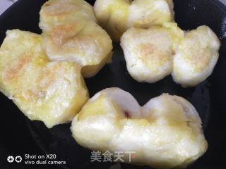 Sweet and Sweet ~ Fried Sticky Bean Buns recipe