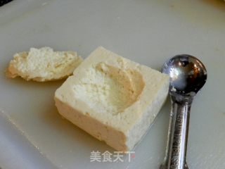 Shrimp Stuffed Tofu Corner recipe