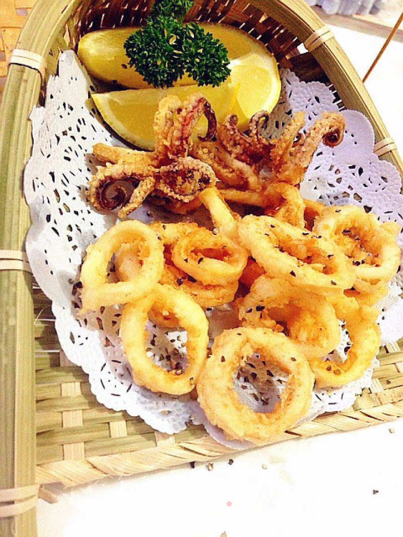 Fried Squid Rings on Children's Day recipe