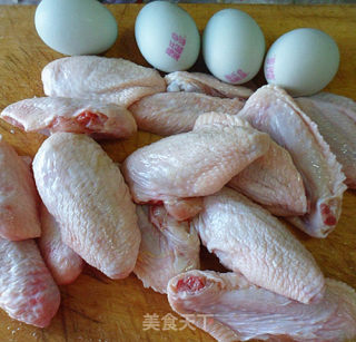 Baked Chicken Wings with Salted Duck Egg recipe