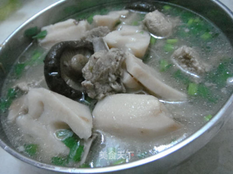 Pork Ribs and Lotus Root Soup recipe