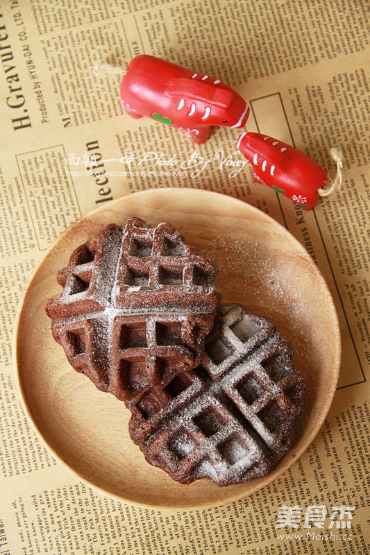 Yeast Version of Cocoa Waffles recipe