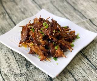 Toothpick Pork Belly recipe