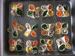 Four-color Steamed Dumplings recipe