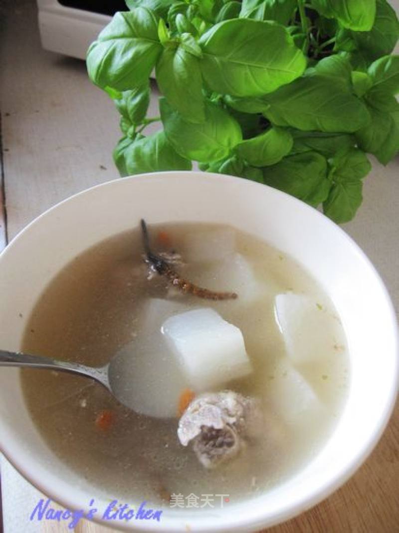 Winter Health Soup: Cordyceps and Radish Ribs Soup recipe