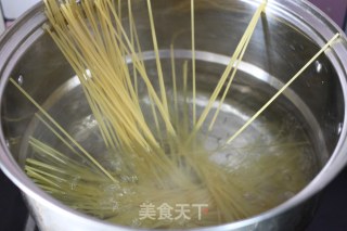 【spaghetti with Shrimp and Mushroom Sauce】 recipe