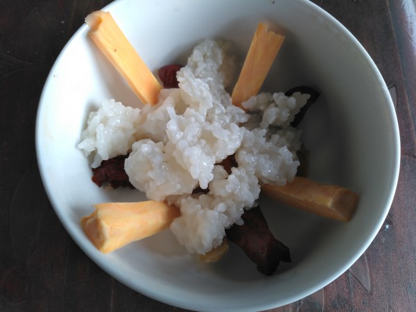 Sweet Potato Eight Treasure Rice recipe