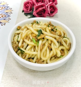 Potato Flour with Meat Sauce recipe