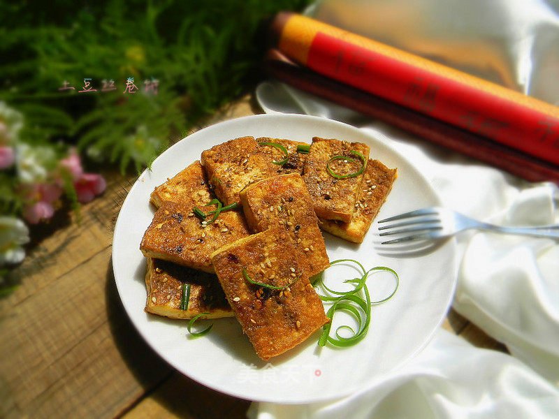 #aca烤明星大赛# Sauce-flavored Roasted Tofu recipe