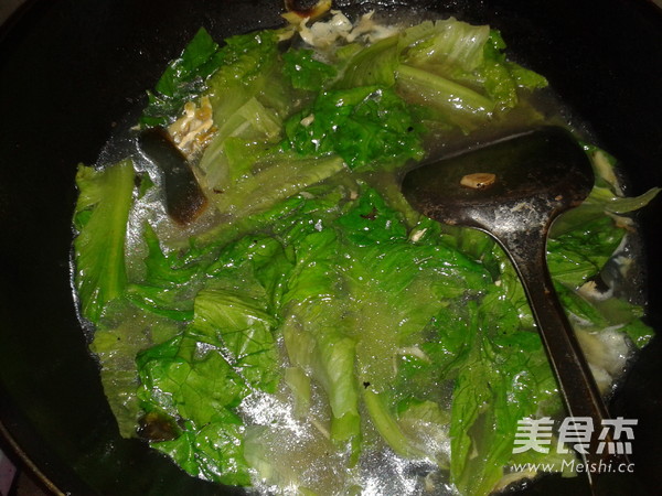 Lettuce Preserved Egg Soup recipe