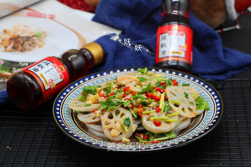 Hot and Sour Lotus Root Slices recipe