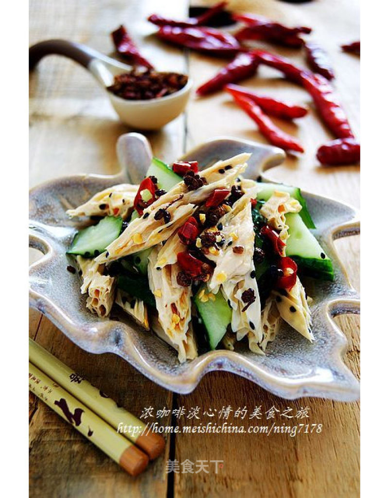 Refreshing Appetizer Cold Vegetable—oiled Yuba recipe