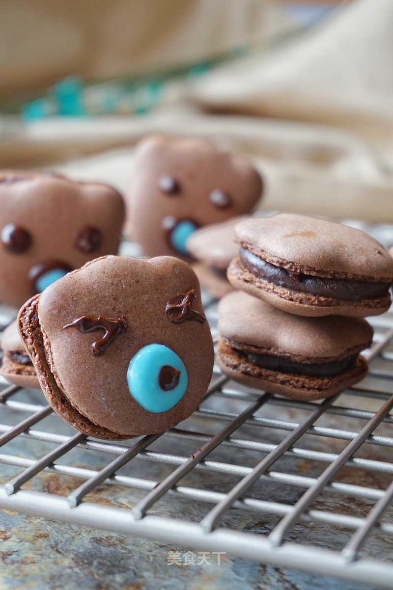#柏翠大赛#french Bear Macarons recipe
