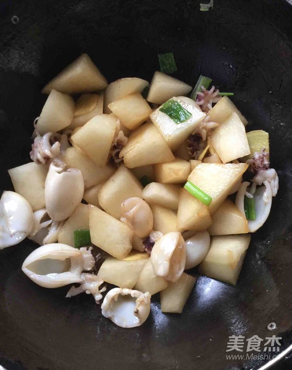 Cuttlefish Roasted Winter Melon recipe