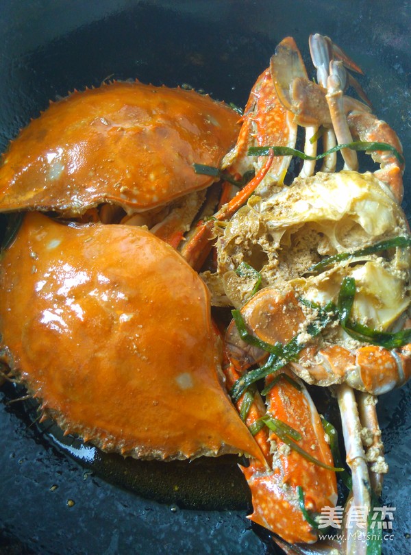 Crab with Rice Cake recipe