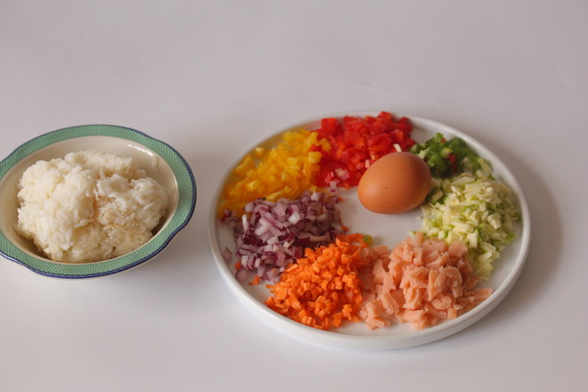 Colorful Fried Rice recipe