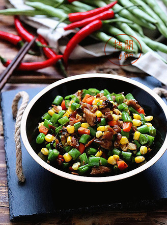 Stir-fried Mixed Vegetables with Minced Meat