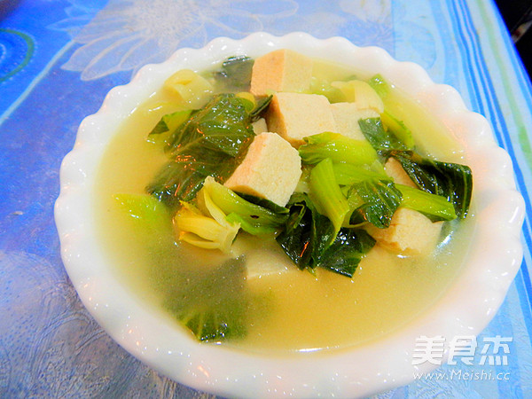 Little Green Vegetable Tofu Soup recipe